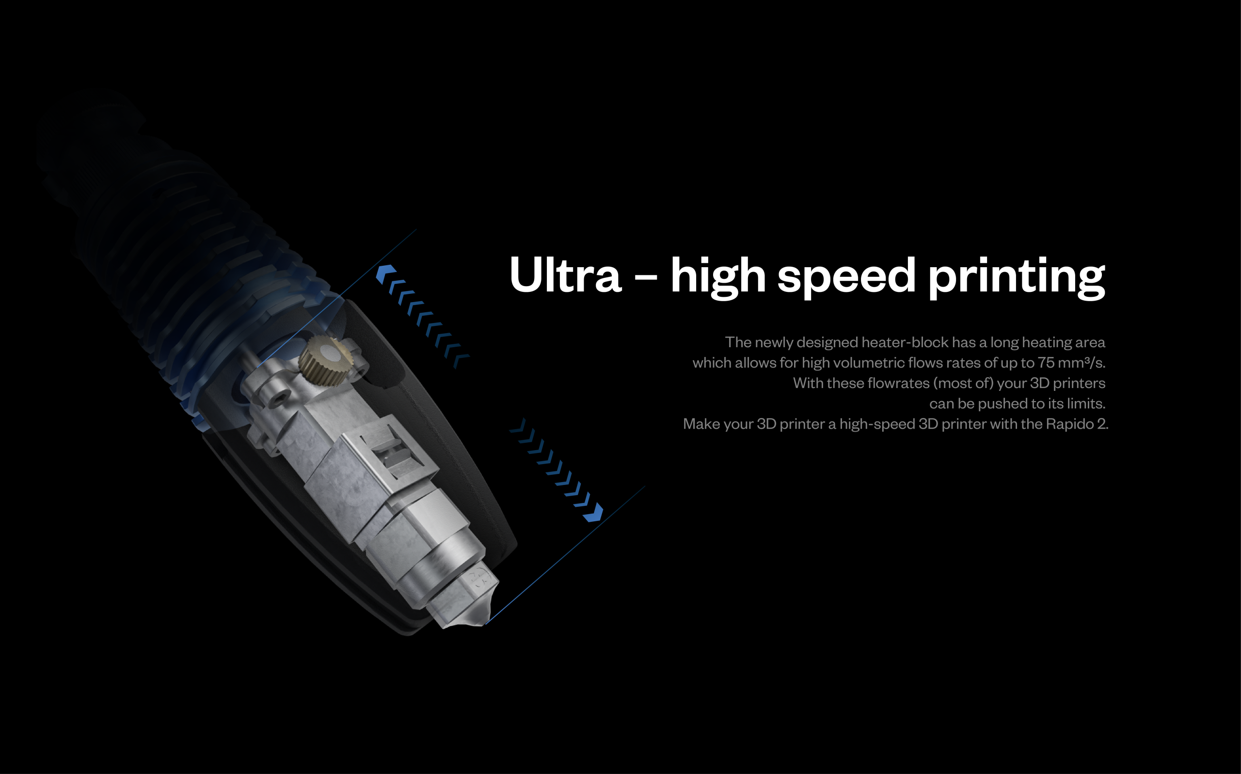 Phaetus Rapido Plus 2 UHF Hotend (Black) 11 Phaetus Rapido Plus 2 UHF Hotend (Black) - Image 11