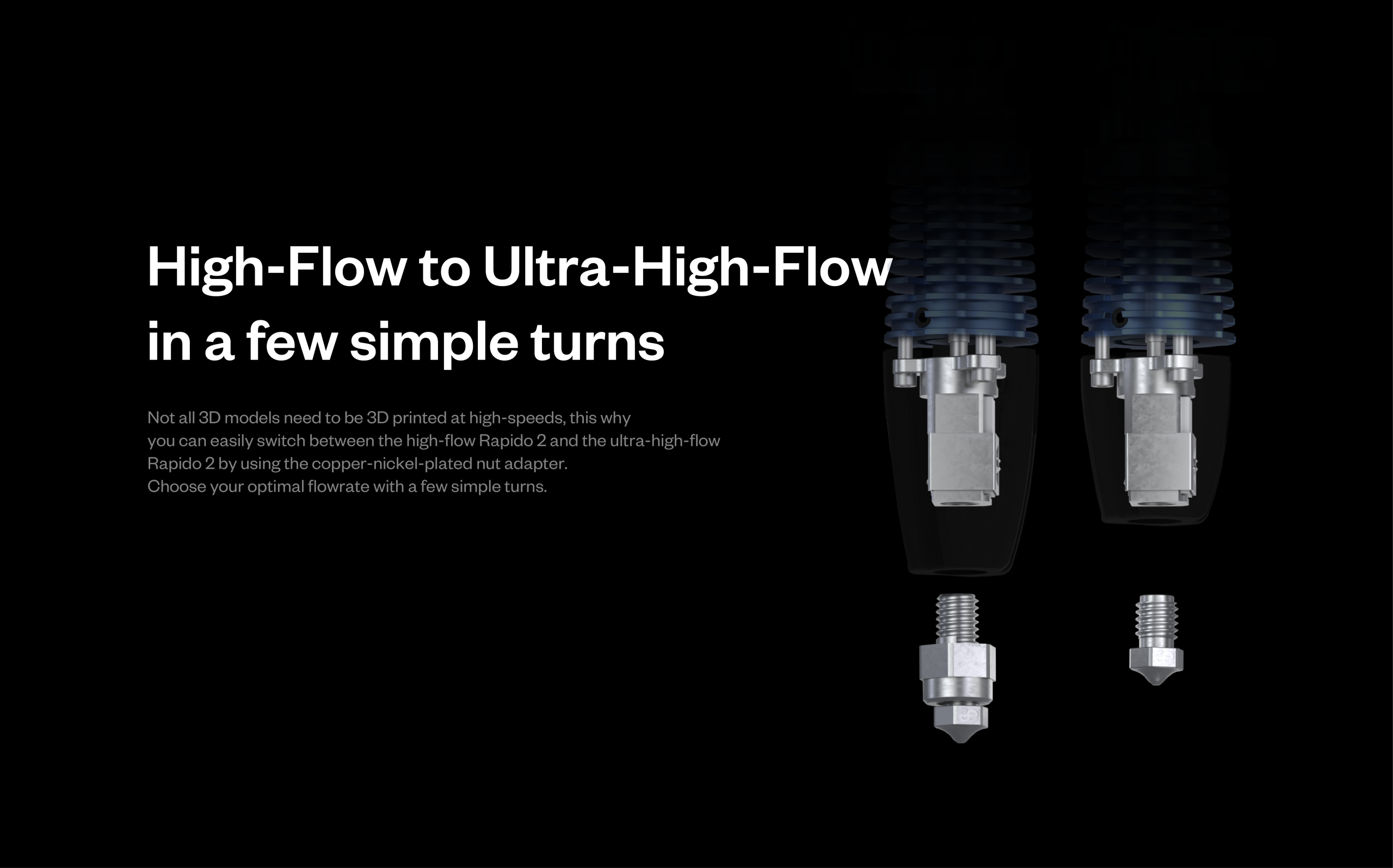 Phaetus Rapido Plus 2 UHF Hotend (Black) 10 Phaetus Rapido Plus 2 UHF Hotend (Black) - Image 10