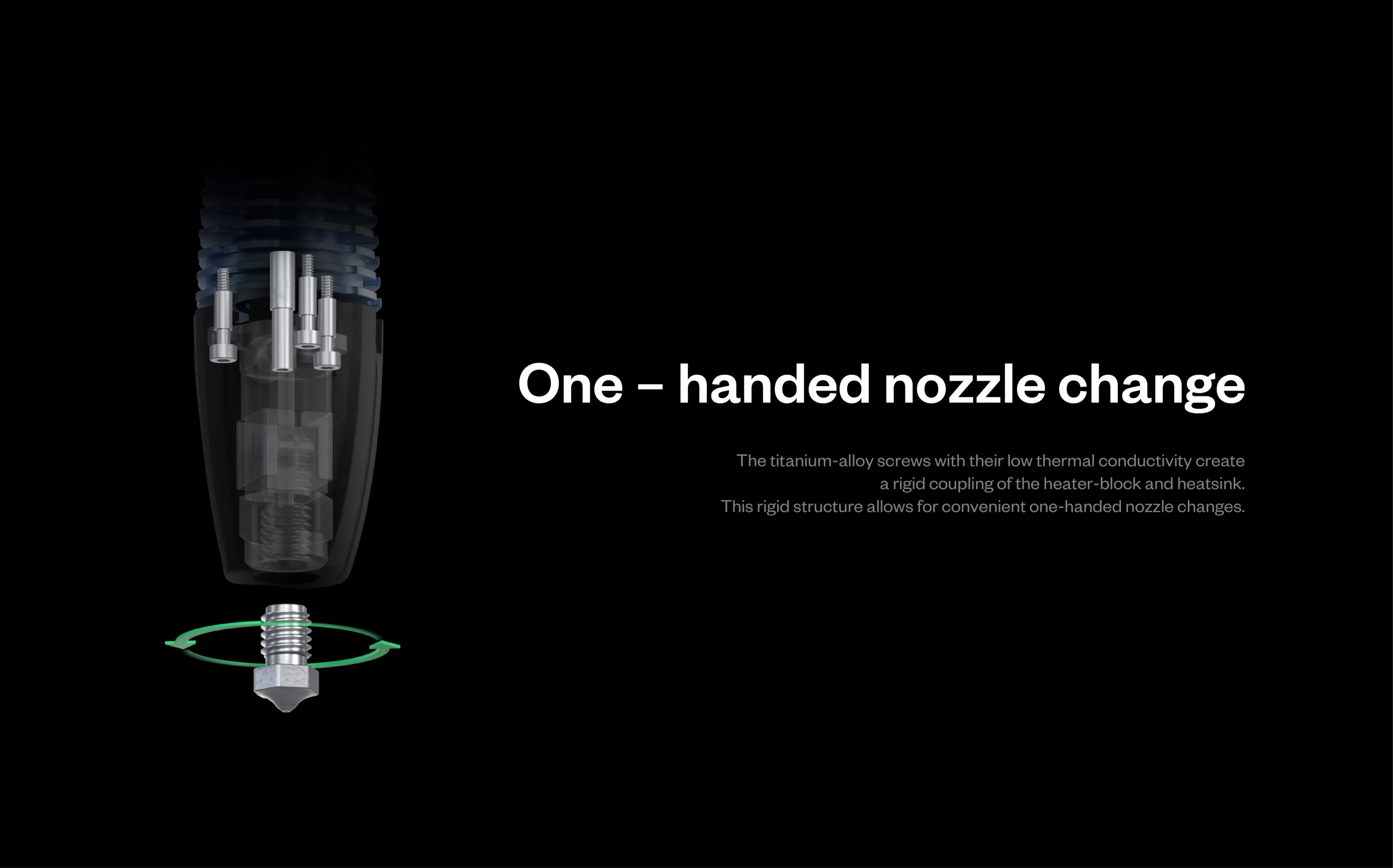 Phaetus Rapido Plus 2 UHF Hotend (Black) 8 Phaetus Rapido Plus 2 UHF Hotend (Black) - Image 8